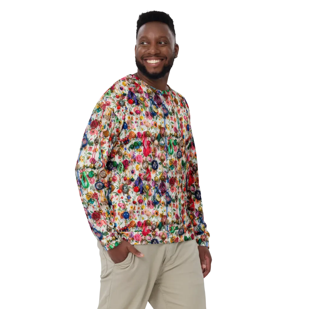 Botanical Bijou on Sweatshirt — Front print