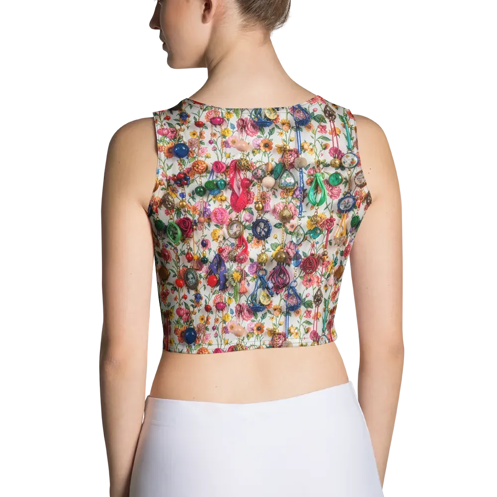 Botanical Bijou on Crop Top — Back