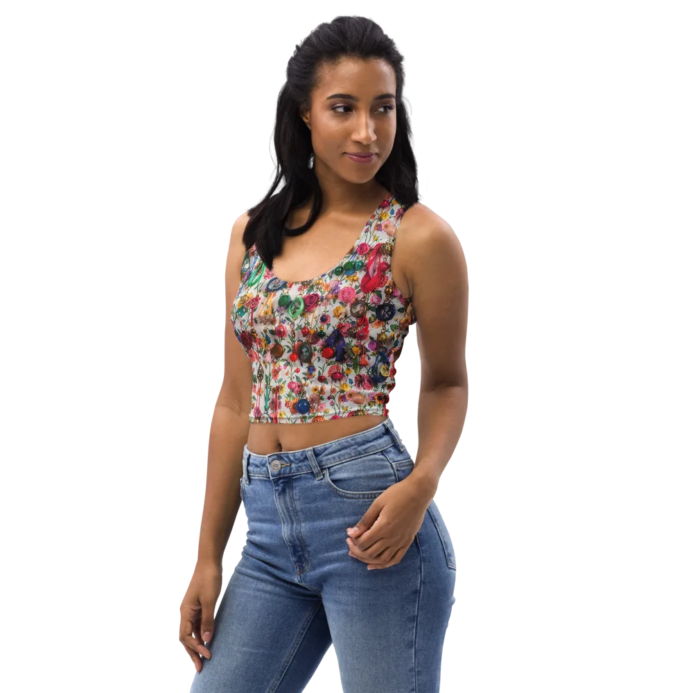 Botanical Bijou on Crop Top — Print file