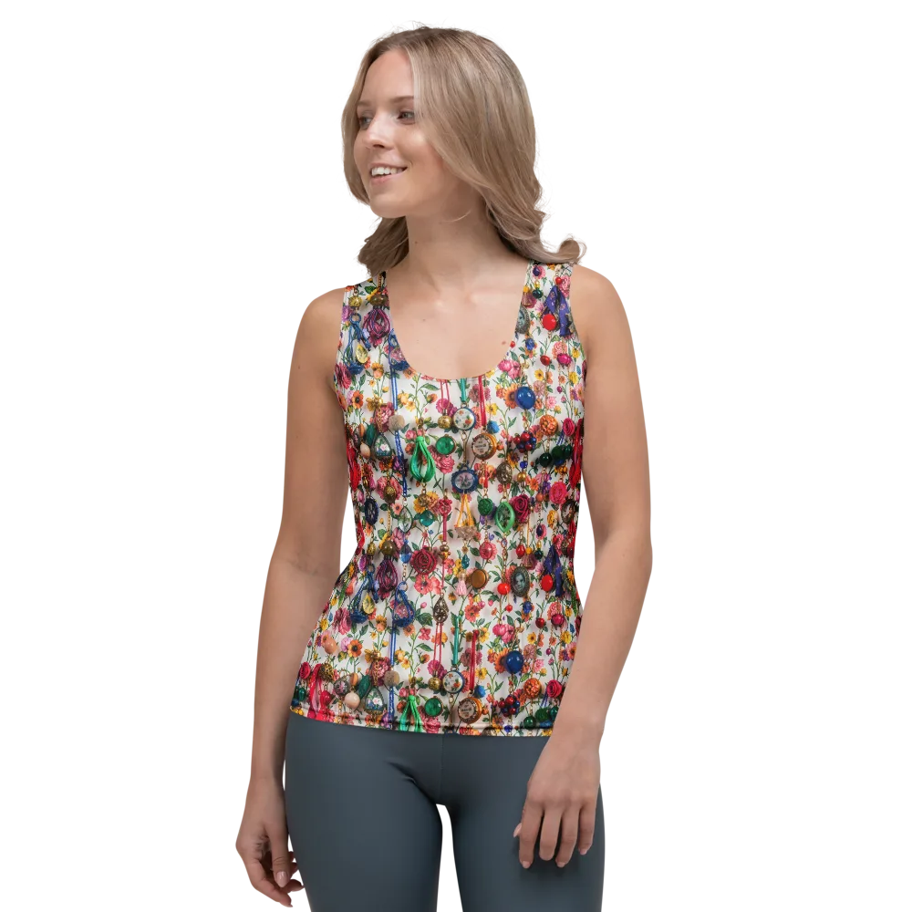 Botanical Bijou on Women's Tank Top — Front