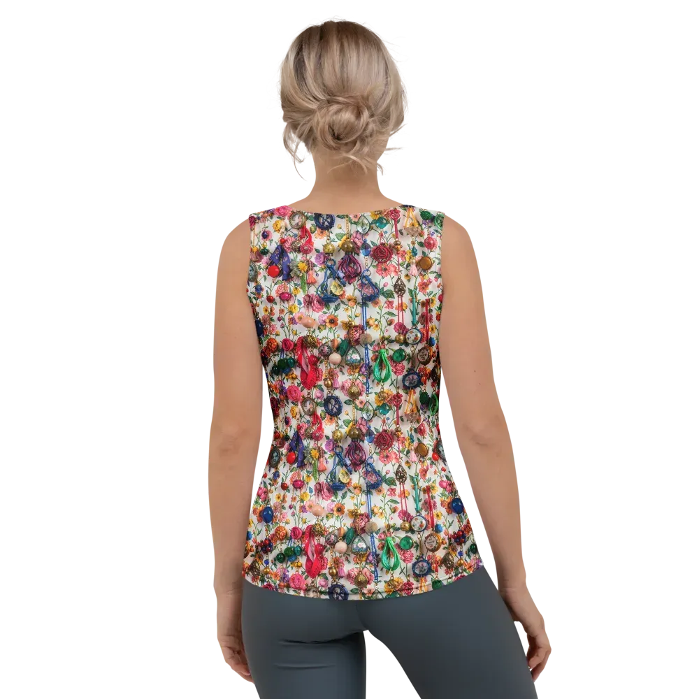 Botanical Bijou on Women's Tank Top — Back