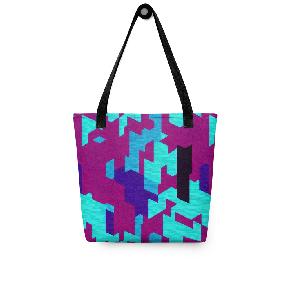 Electric Facets on Tote Bag — Front