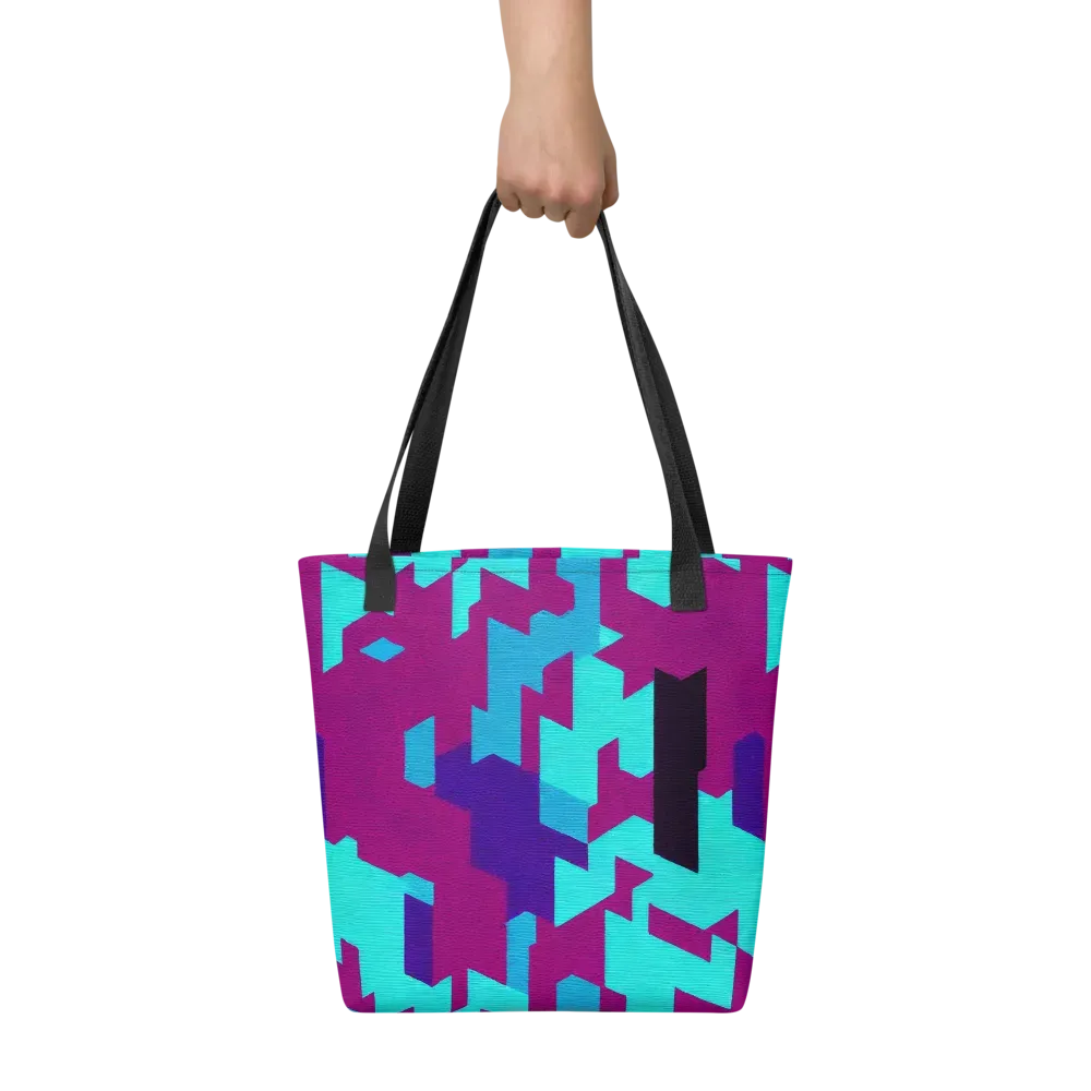 Electric Facets on Tote Bag — Print file
