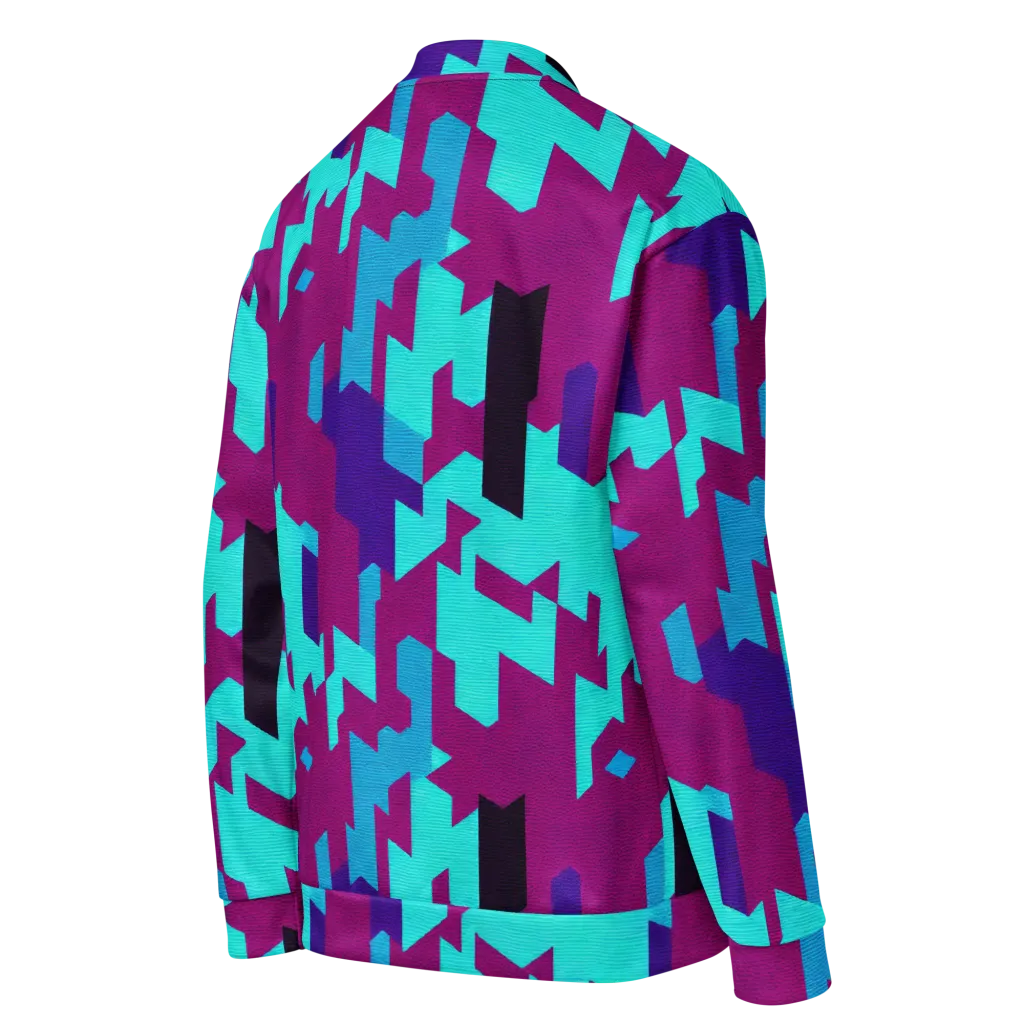 Electric Facets on Bomber Jacket — Details