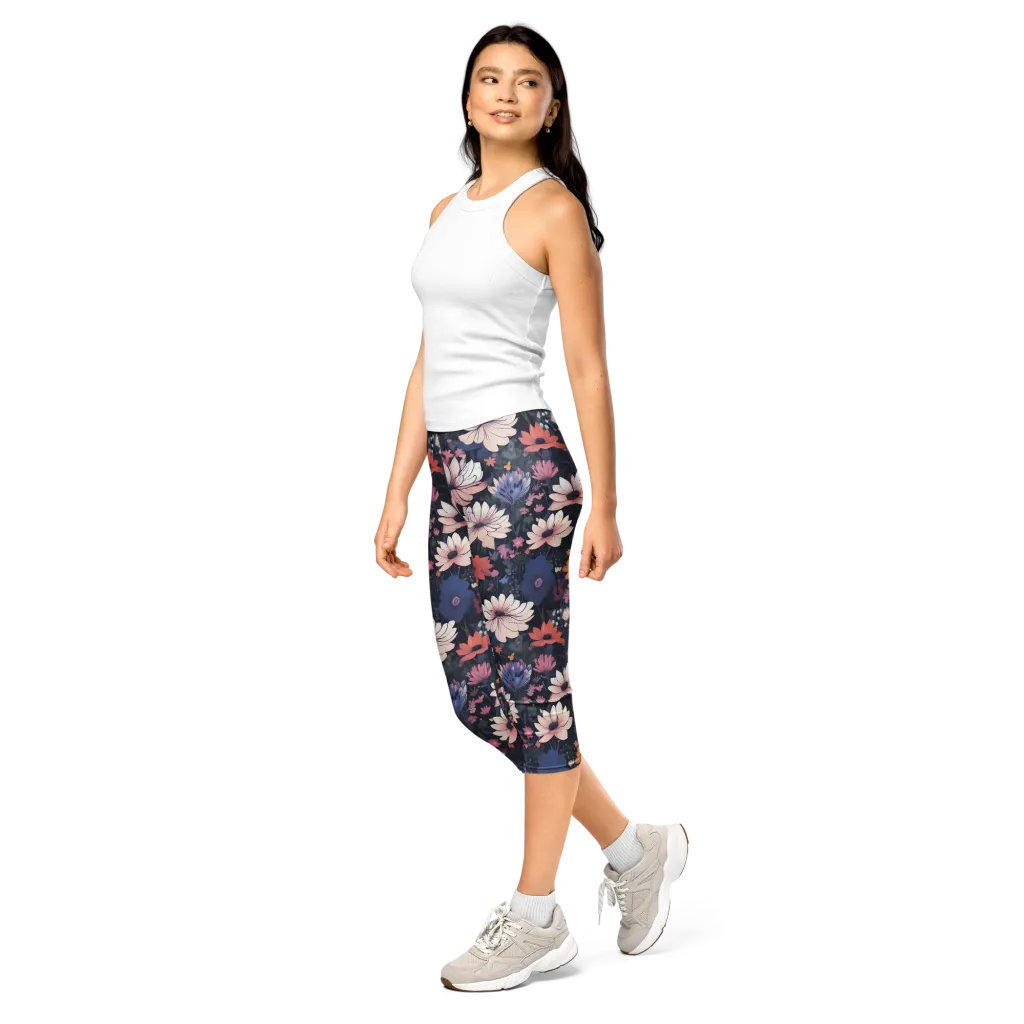 Moonlit Meadow on Capri Leggings — Print file