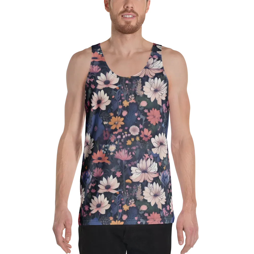 Moonlit Meadow on Men's Tank Top — Front
