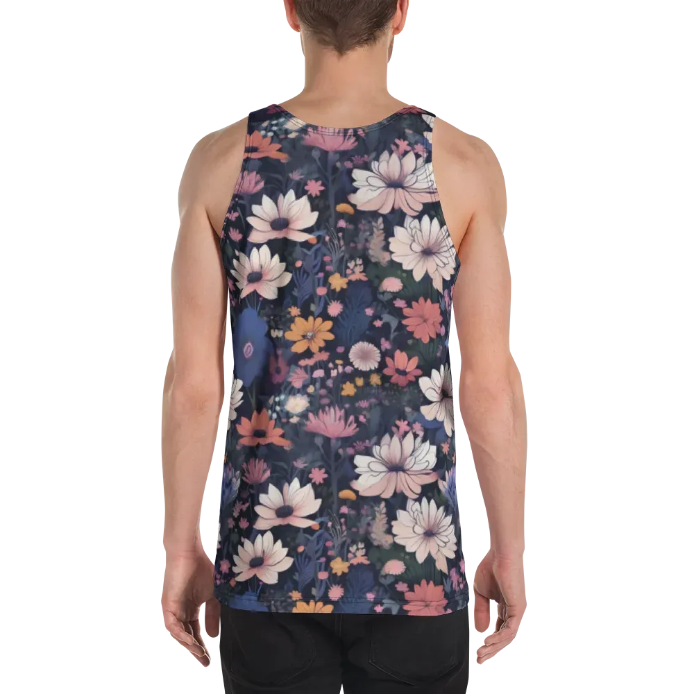 Moonlit Meadow on Men's Tank Top — Back