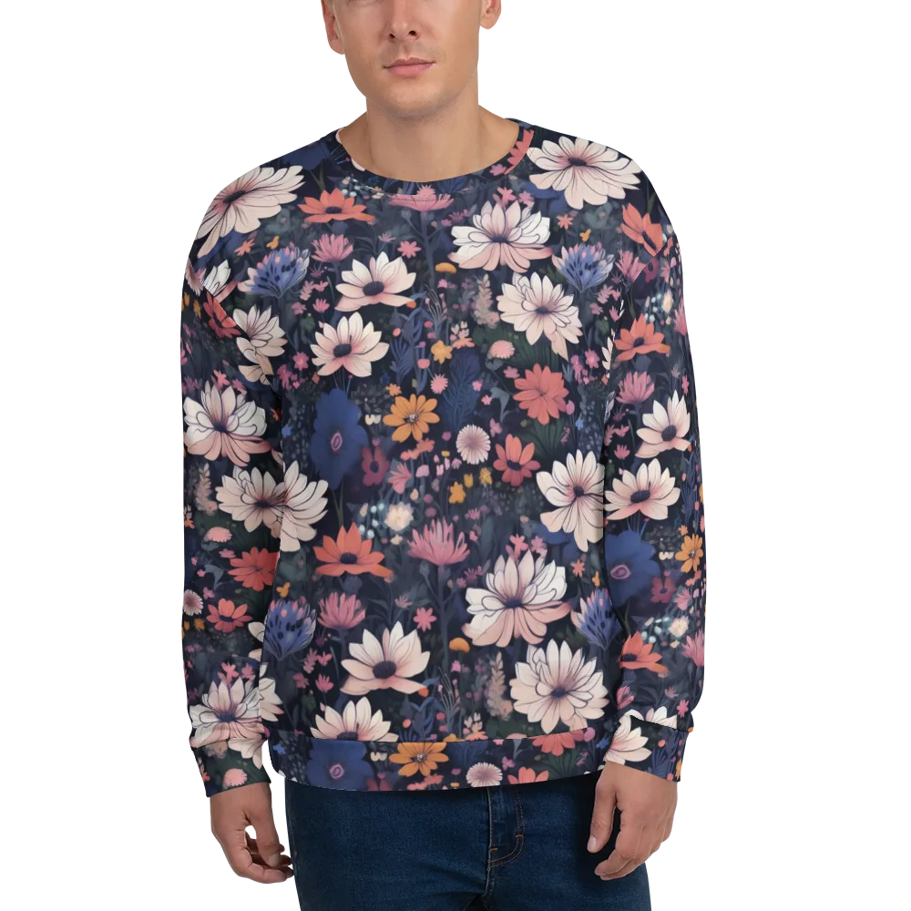 Moonlit Meadow on Sweatshirt — Front