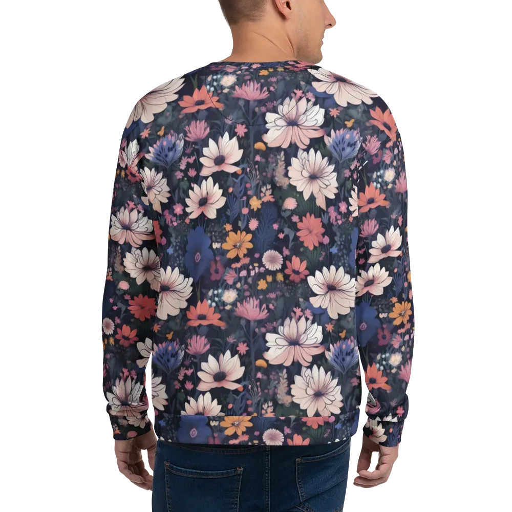 Moonlit Meadow on Sweatshirt — Back