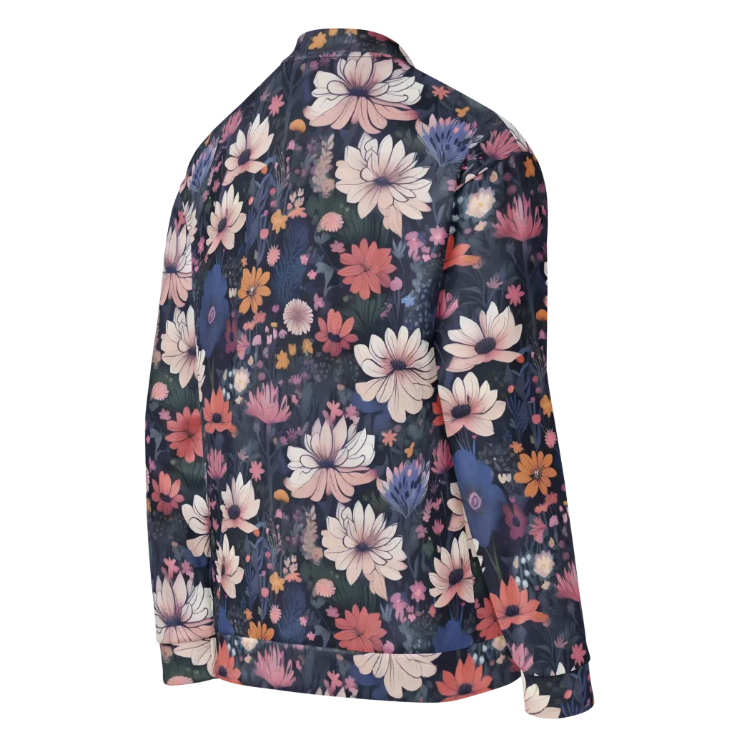 Moonlit Meadow on Bomber Jacket — Details