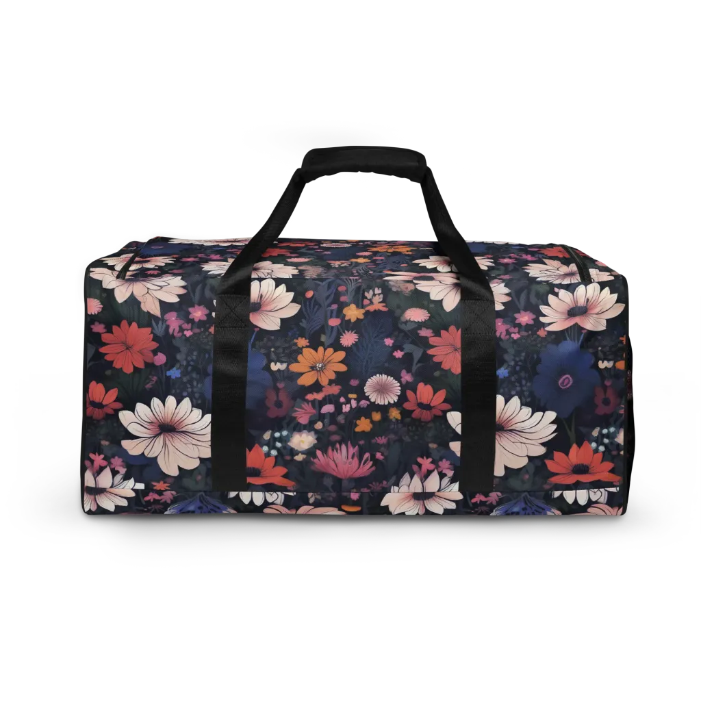 Moonlit Meadow on Duffle Bag — Back print