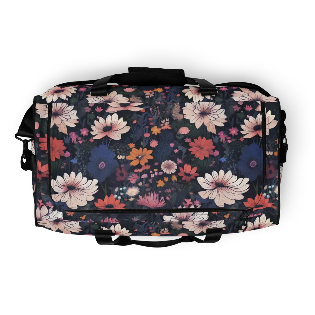 Moonlit Meadow on Duffle Bag — Top print