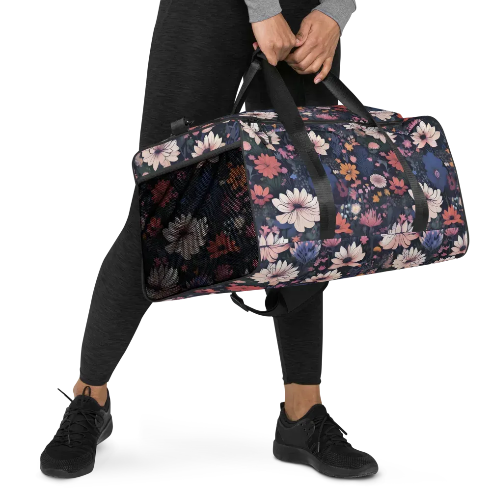 Moonlit Meadow on Duffle Bag — Right Front
