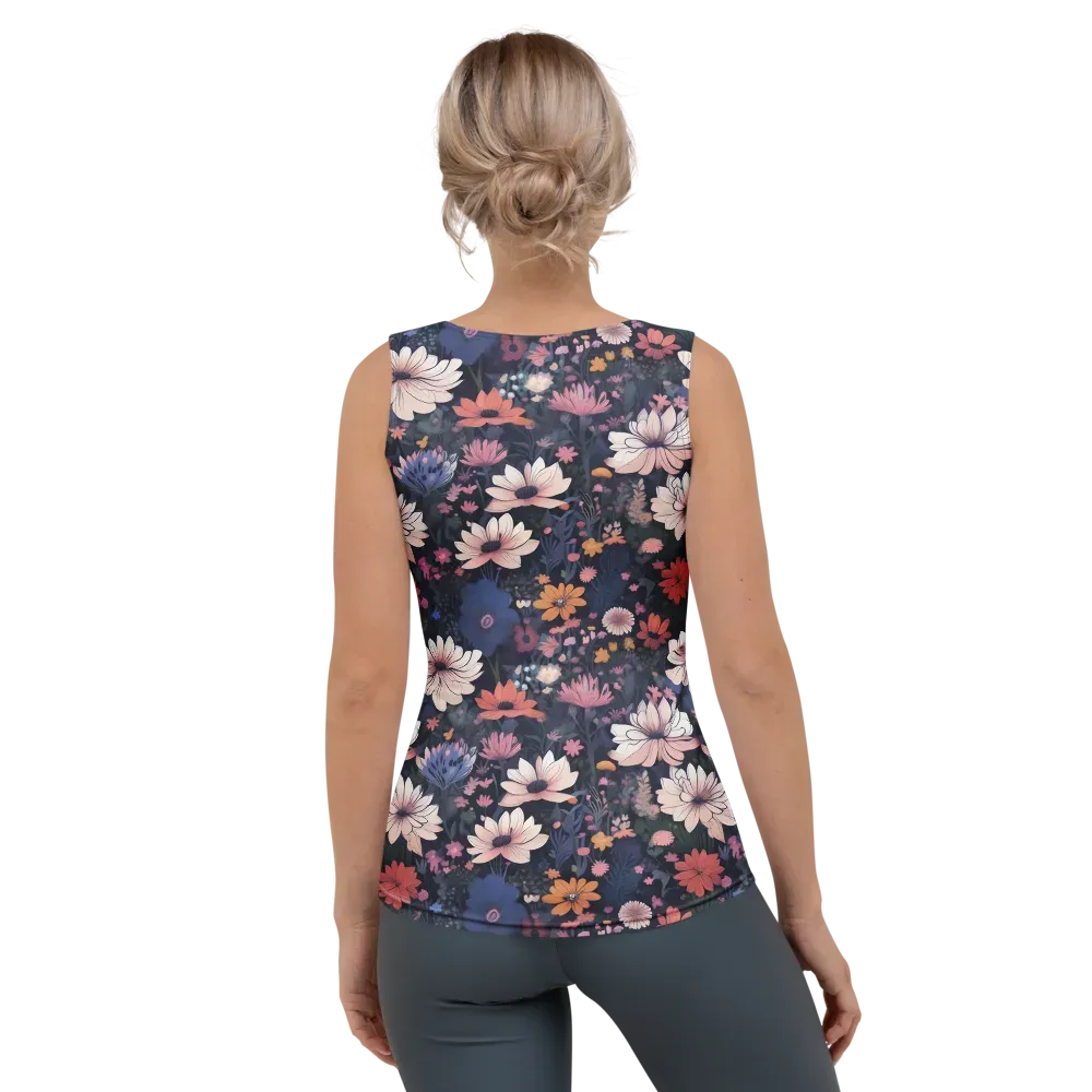 Moonlit Meadow on Women's Tank Top — Back