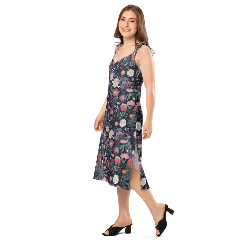 Twilight Bloom on Slip Dress — Left Front