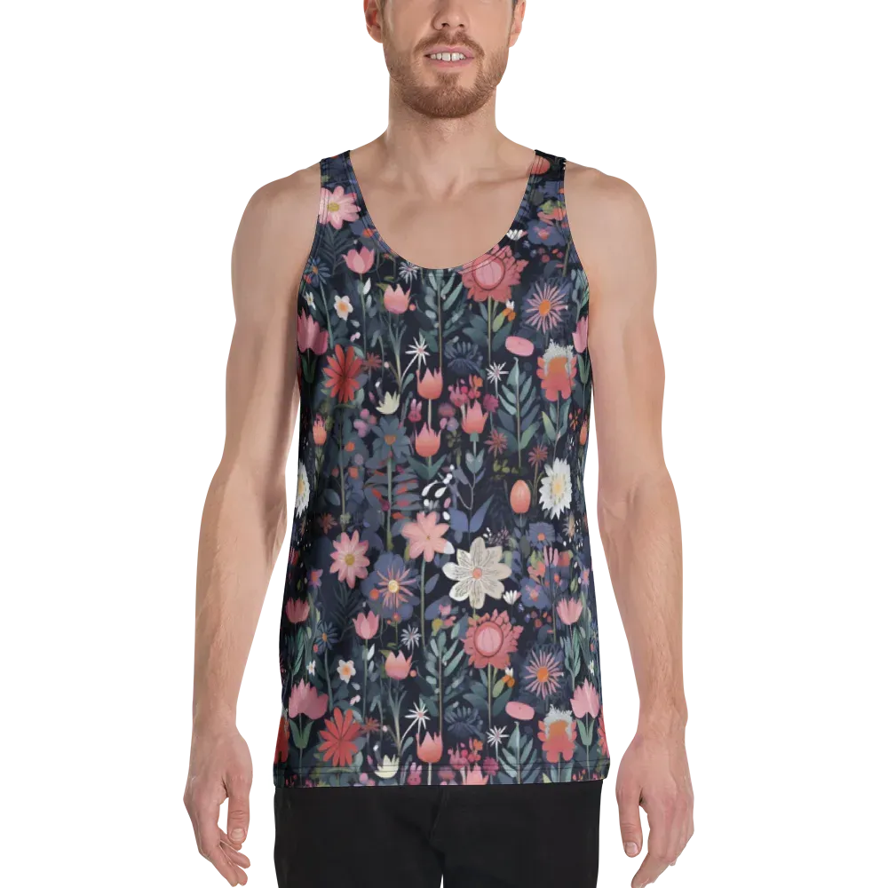 Twilight Bloom on Men's Tank Top — Front