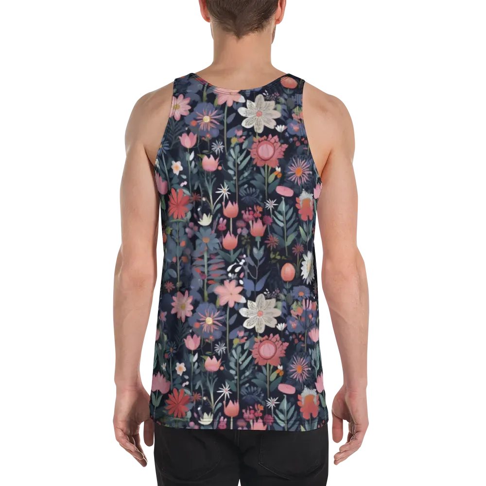 Twilight Bloom on Men's Tank Top — Back