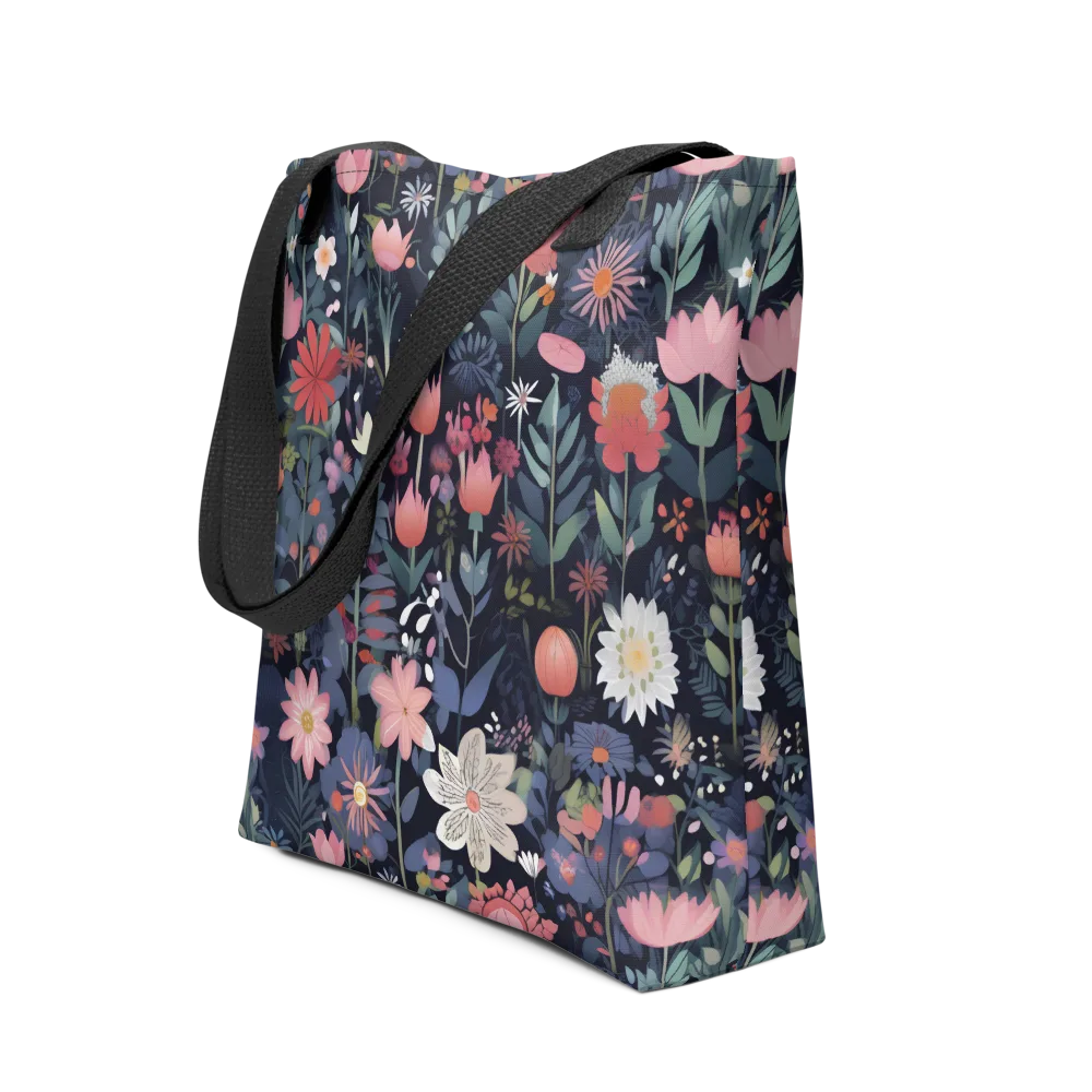 Twilight Bloom on Tote Bag — Print file