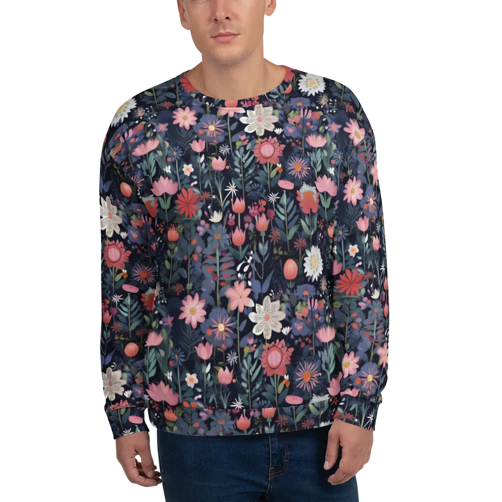 Twilight Bloom on Sweatshirt — Front
