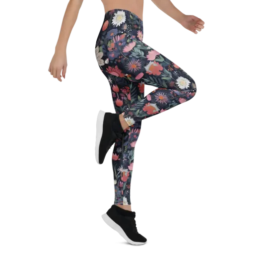 Twilight Bloom on Leggings