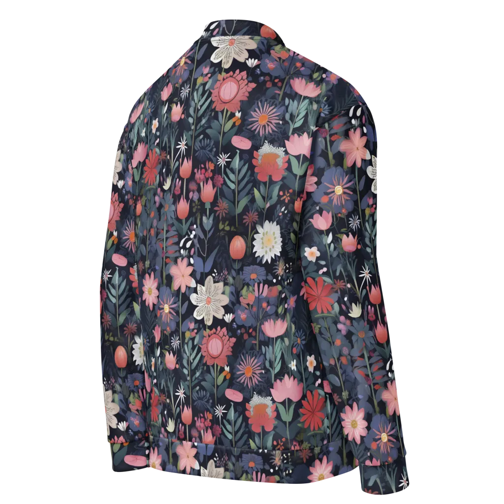 Twilight Bloom on Bomber Jacket — Details