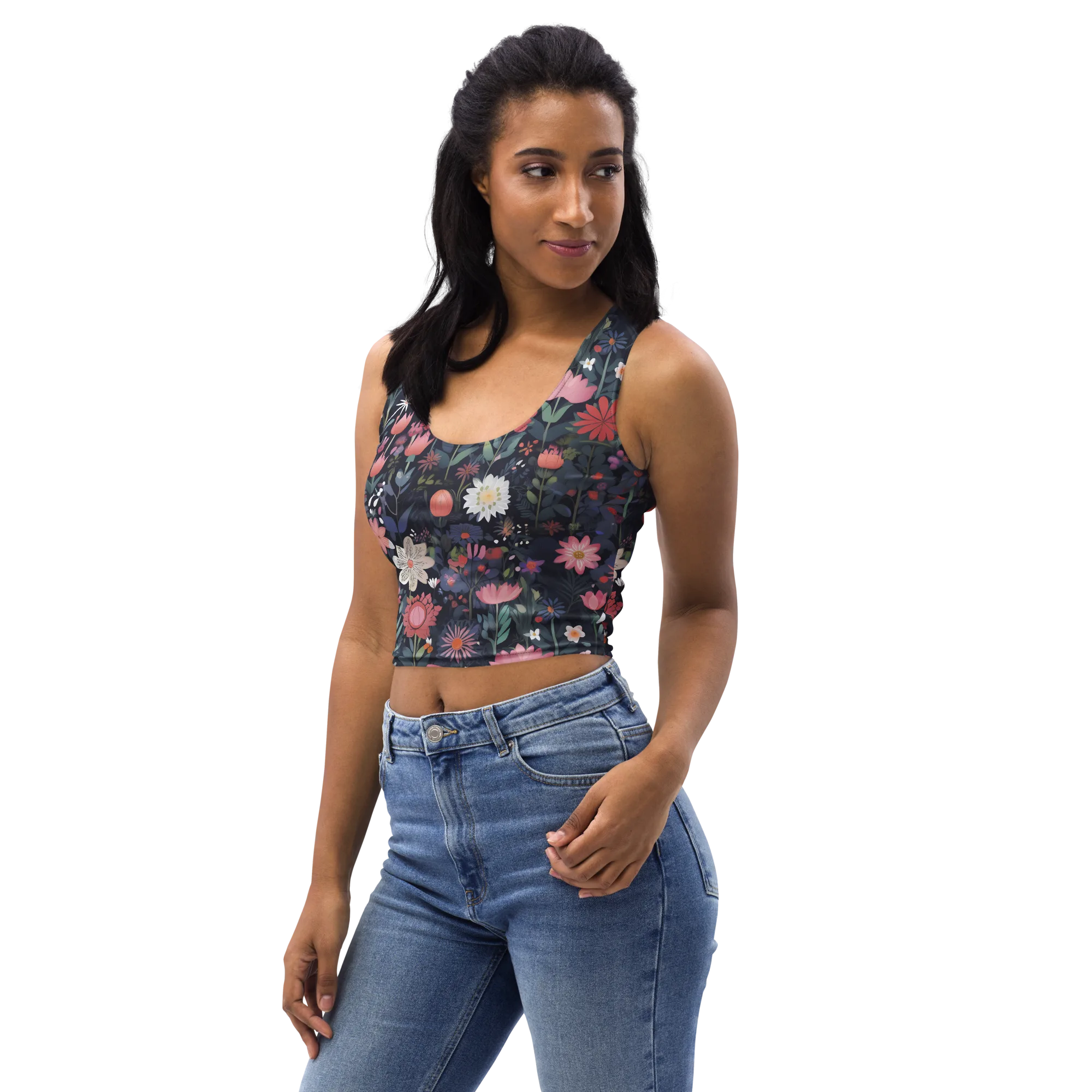 Twilight Bloom on Crop Top — Print file