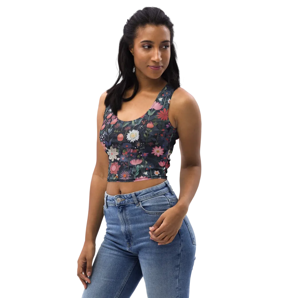 Twilight Bloom on Crop Top — Print file