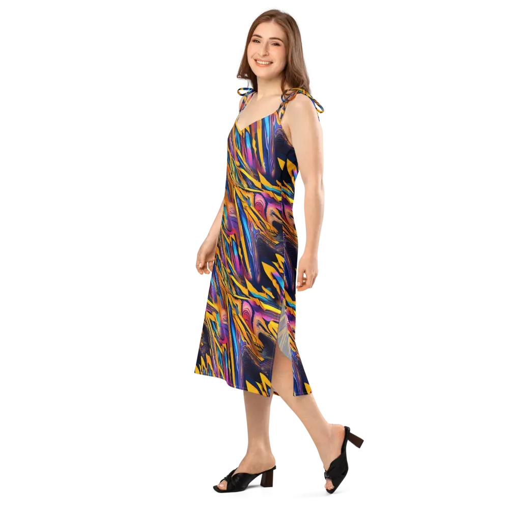 Electric Saffron on Slip Dress — Left Front