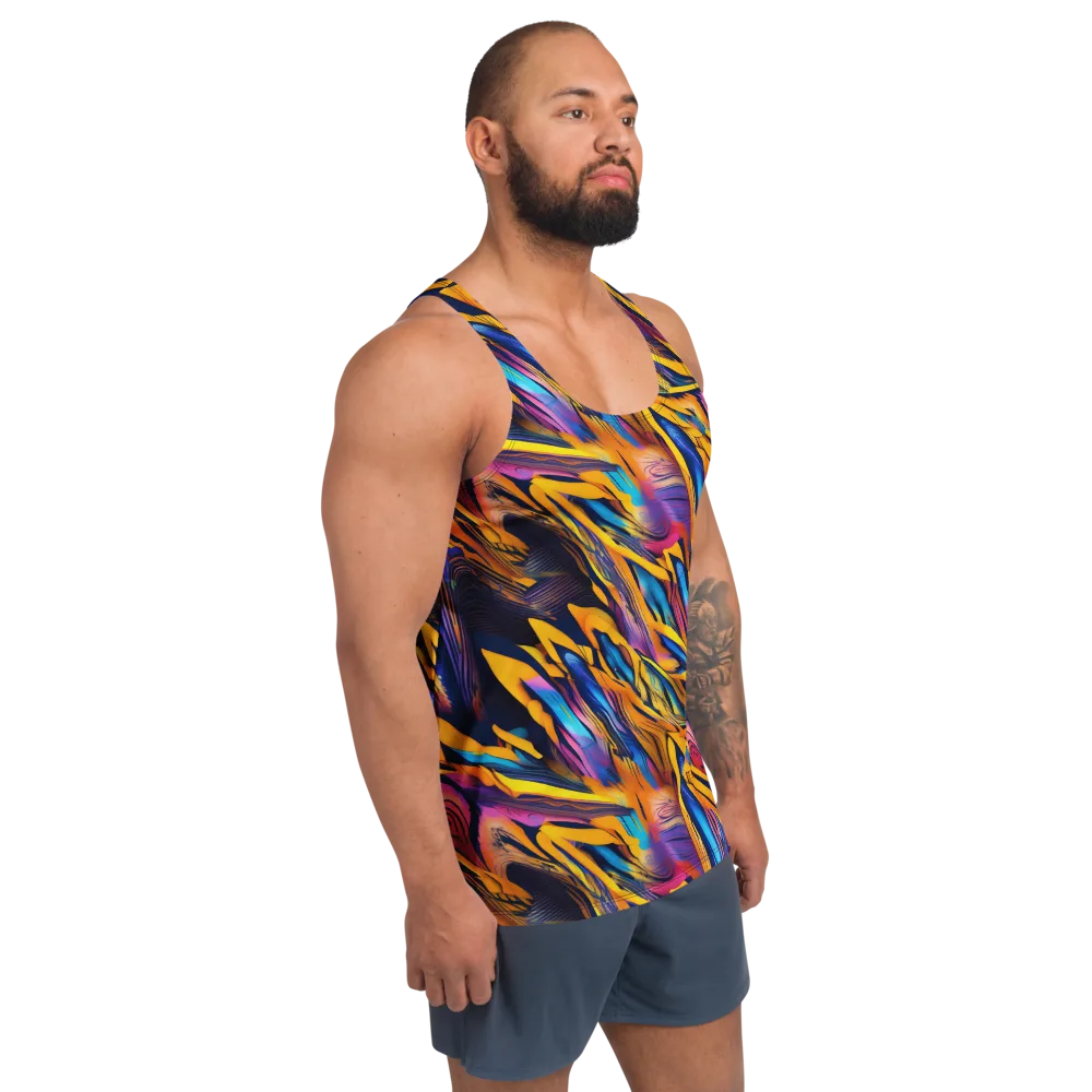 Electric Saffron on Men's Tank Top — Front print
