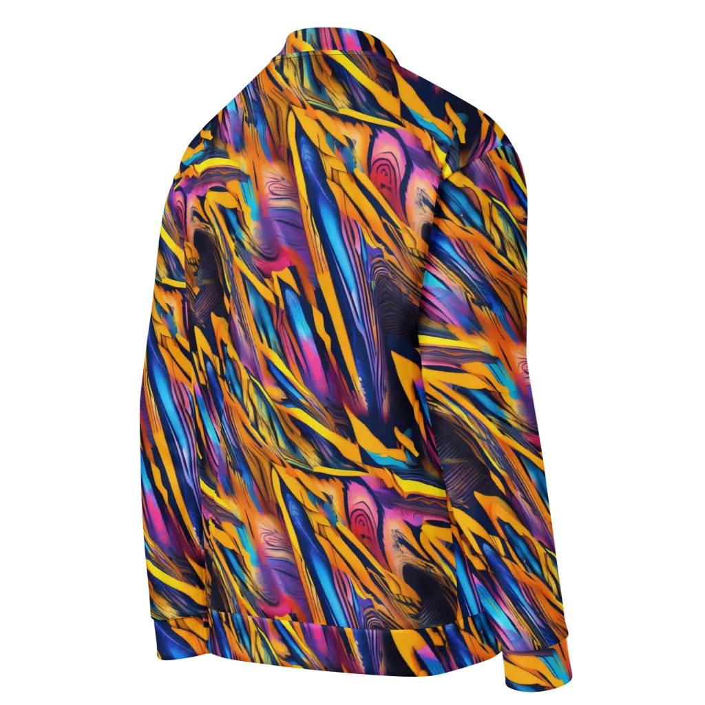 Electric Saffron on Bomber Jacket — Details