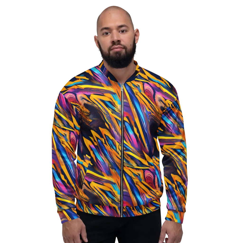 Electric Saffron on Bomber Jacket — Front