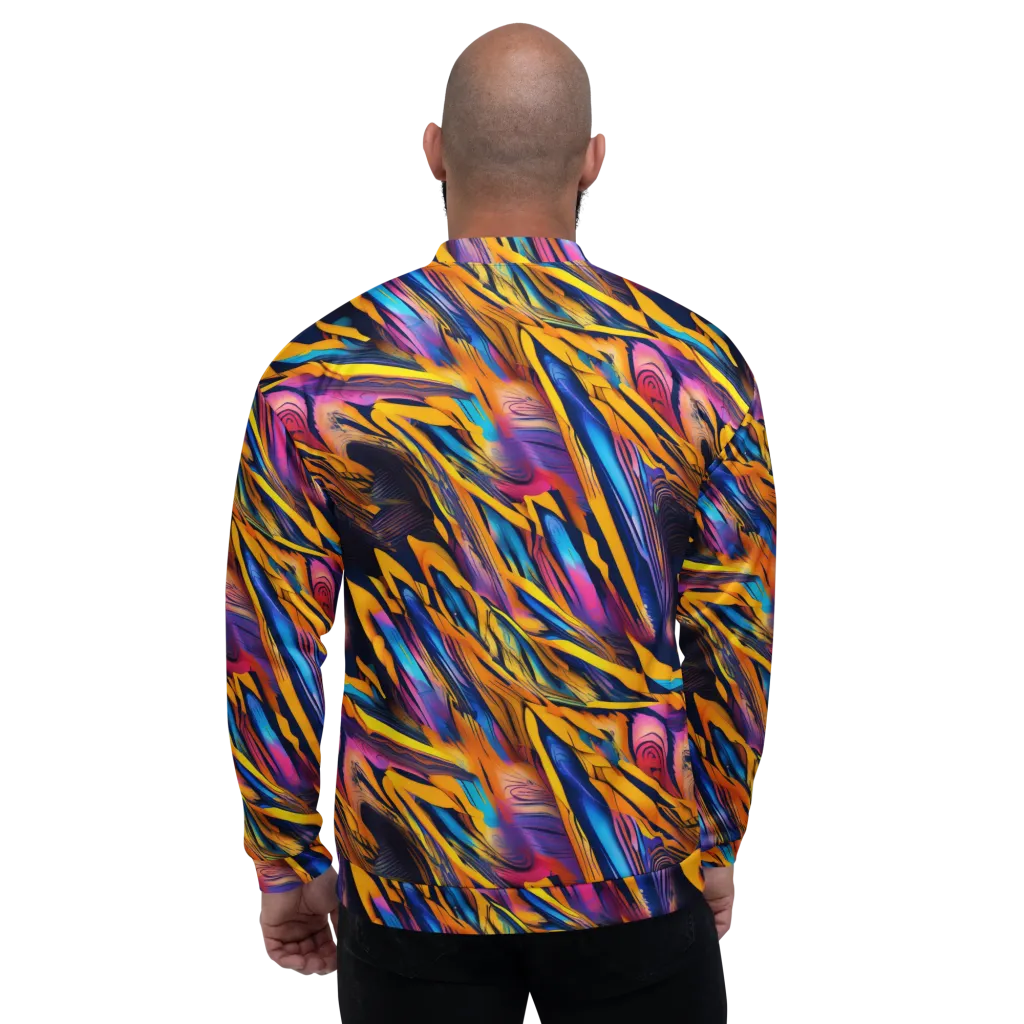 Electric Saffron on Bomber Jacket — Back