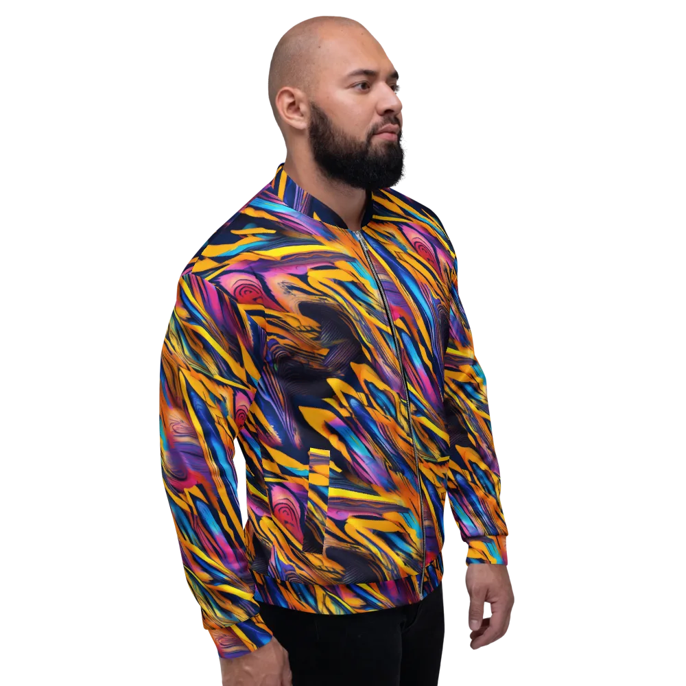 Electric Saffron on Bomber Jacket — Back print
