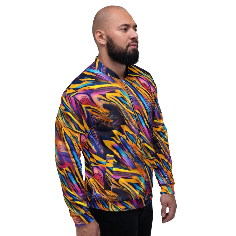 Electric Saffron on Bomber Jacket — Back print