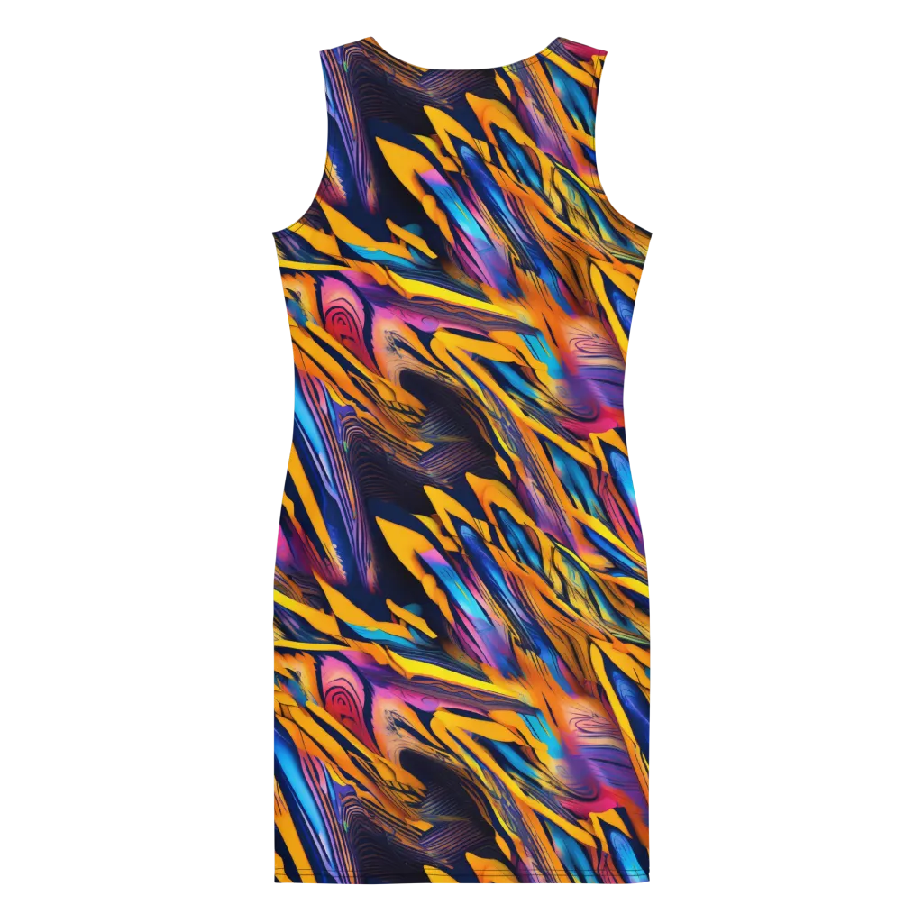 Electric Saffron on Bodycon Dress — Print file