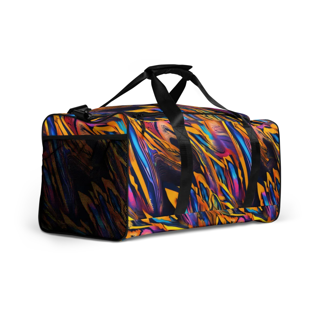 Electric Saffron on Duffle Bag — Back print