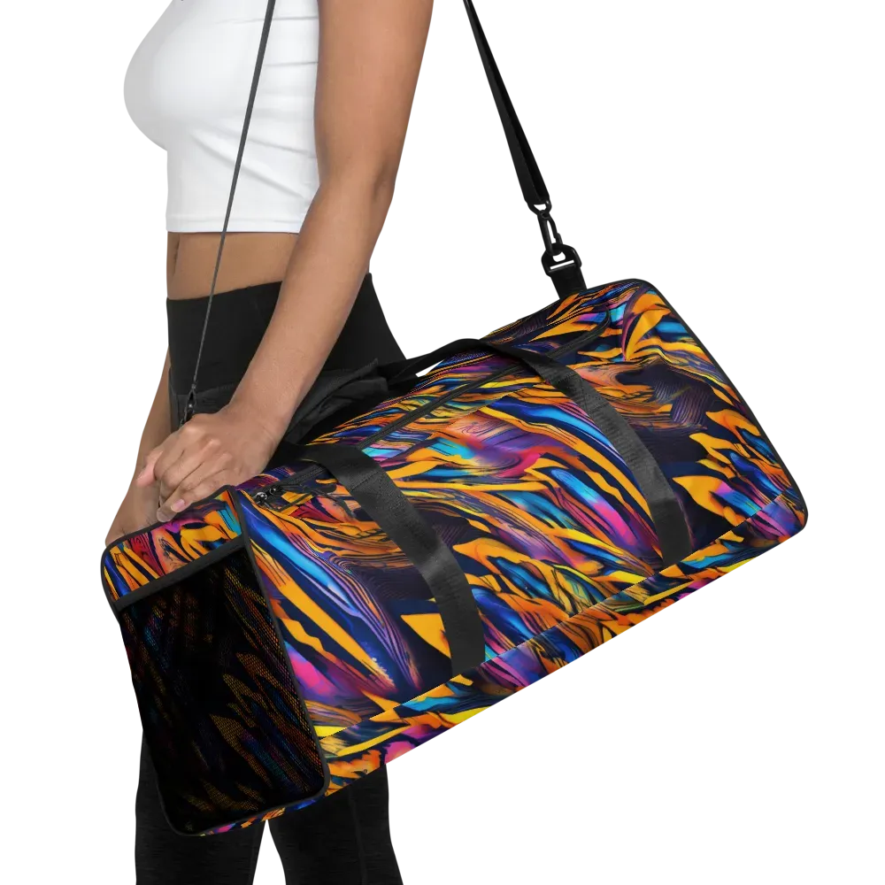 Electric Saffron on Duffle Bag — Front