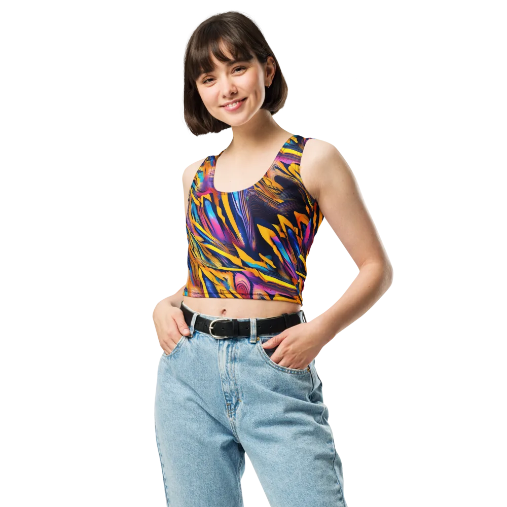 Electric Saffron on Crop Top — Print file