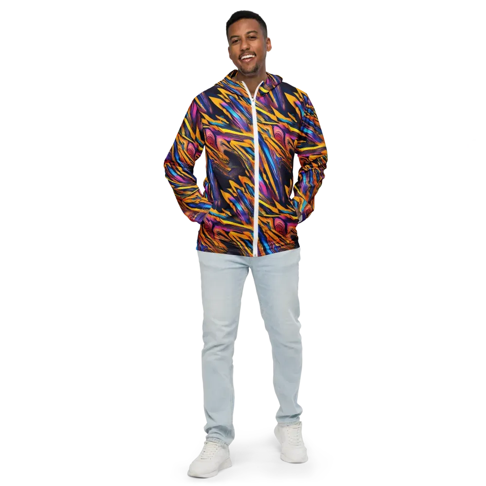 Electric Saffron on Men's Windbreaker — Front