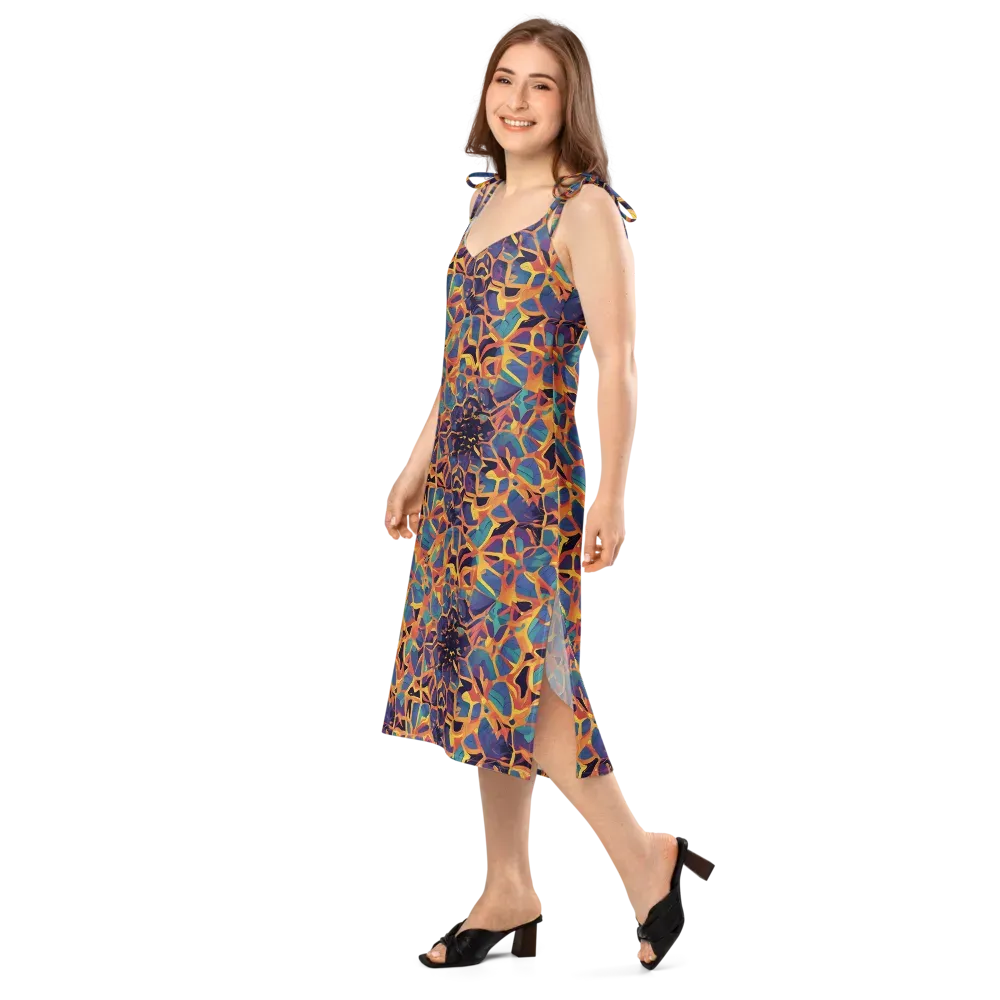 Saffron Circuit on Slip Dress — Left Front