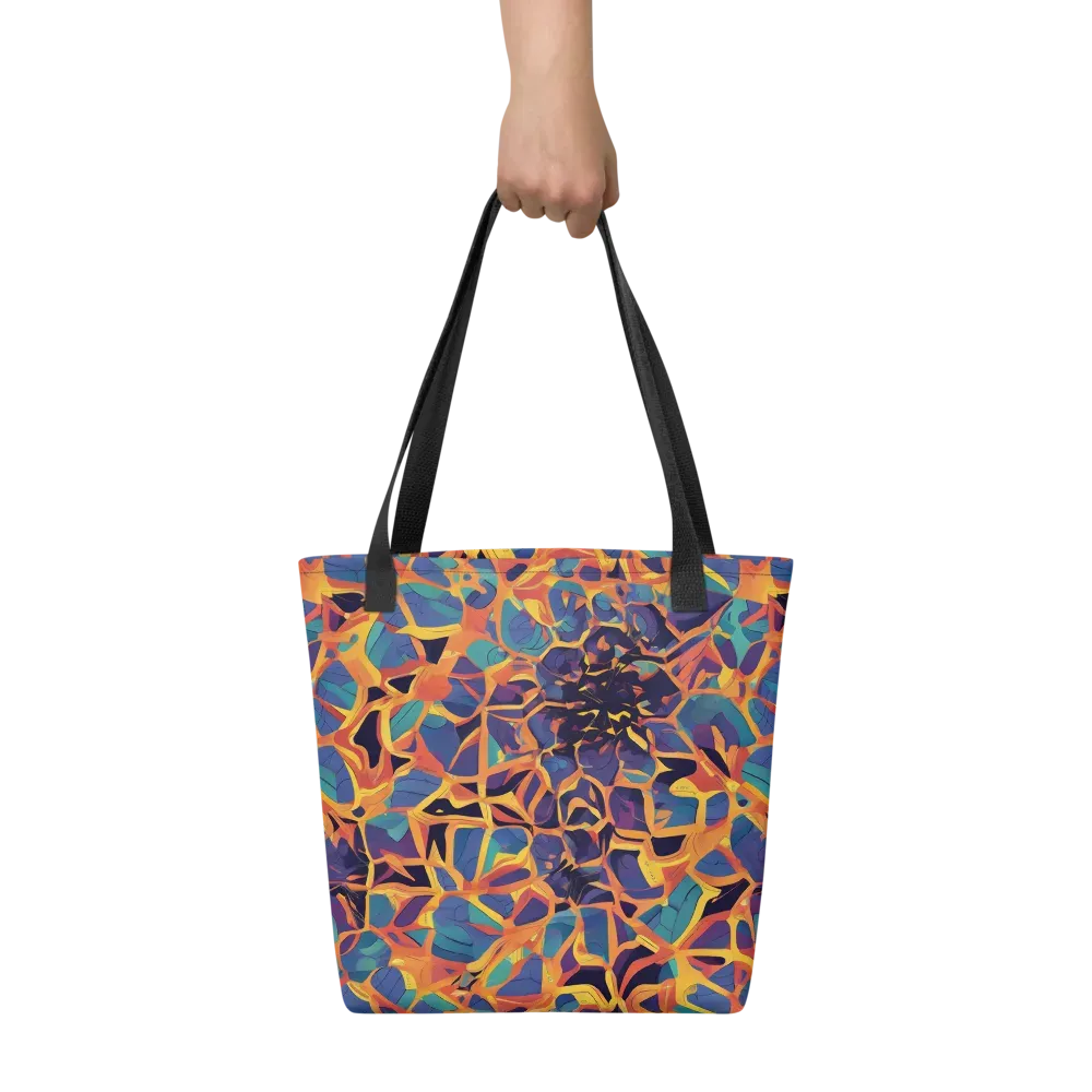 Saffron Circuit on Tote Bag — Print file