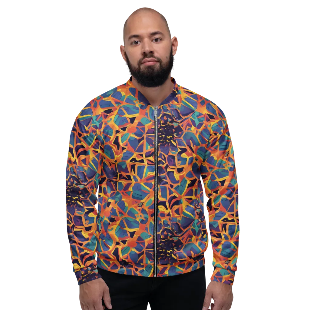 Saffron Circuit on Bomber Jacket — Front