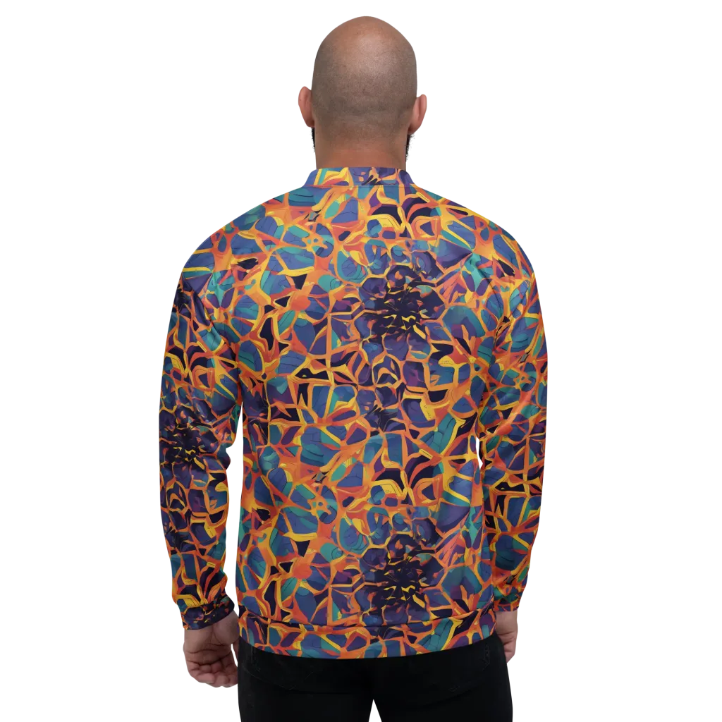 Saffron Circuit on Bomber Jacket — Back