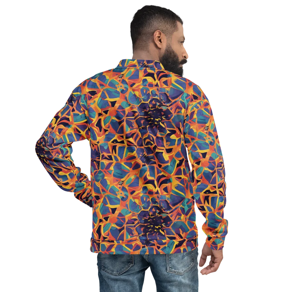 Saffron Circuit on Bomber Jacket — Back print