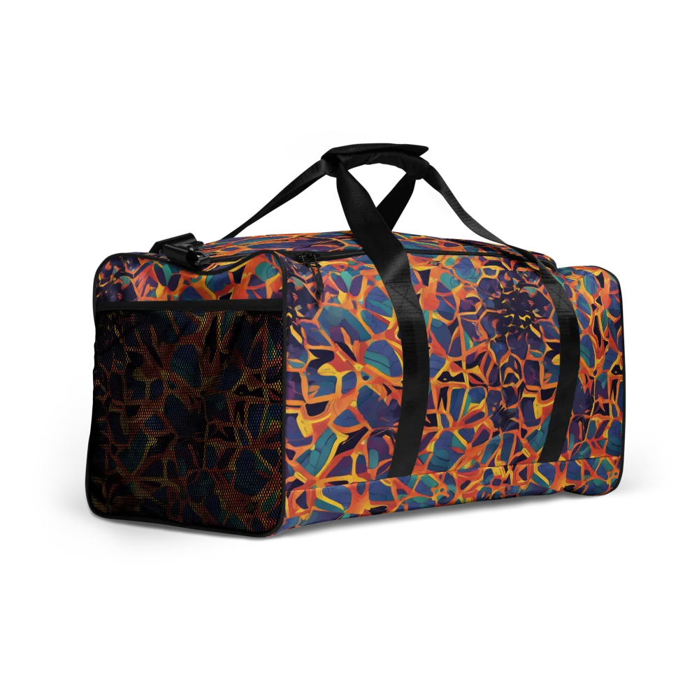 Saffron Circuit on Duffle Bag — Back print