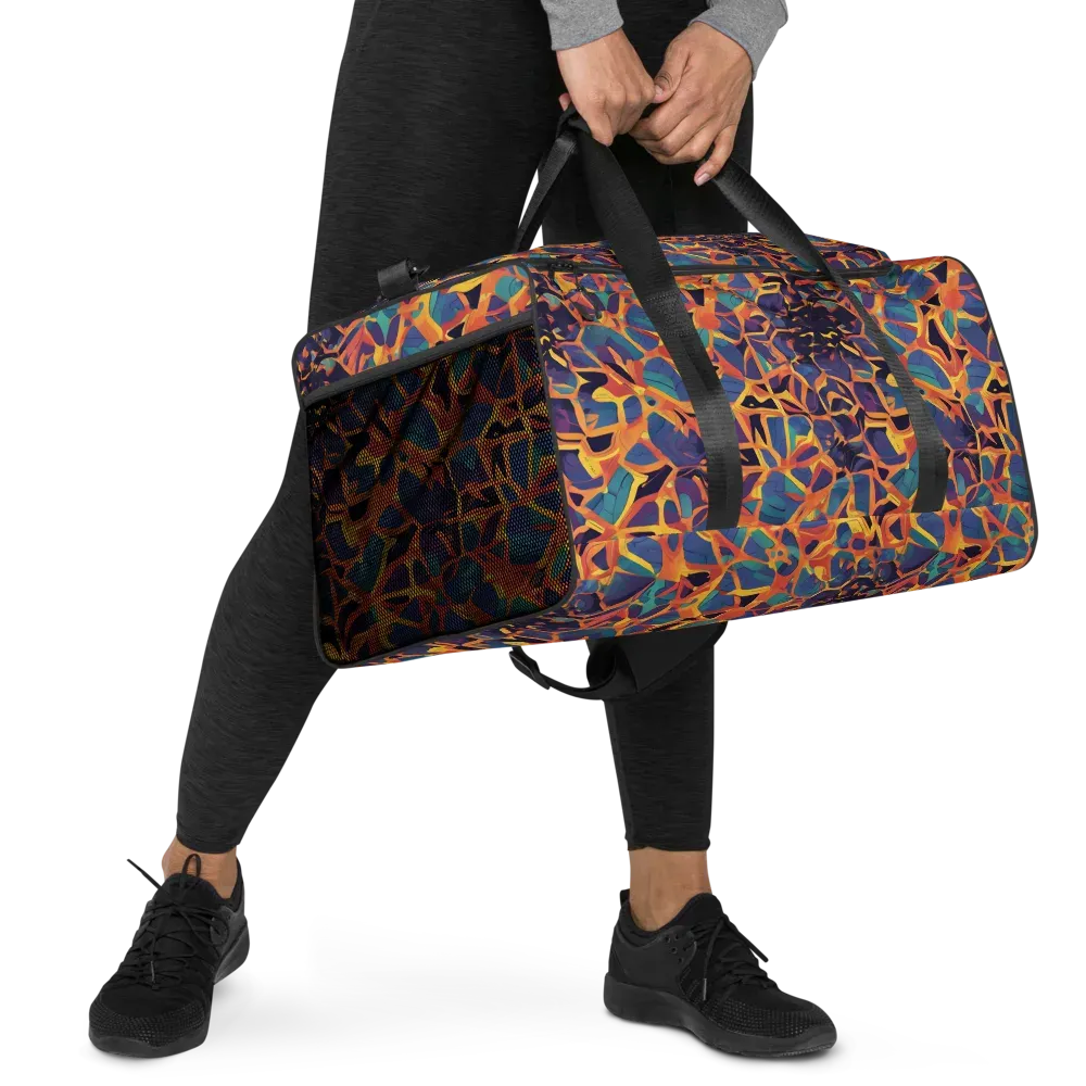 Saffron Circuit on Duffle Bag — Right Front