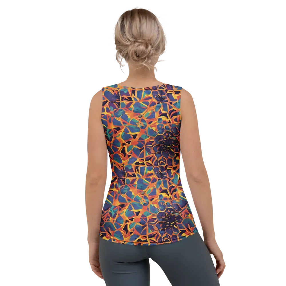Saffron Circuit on Women's Tank Top — Back