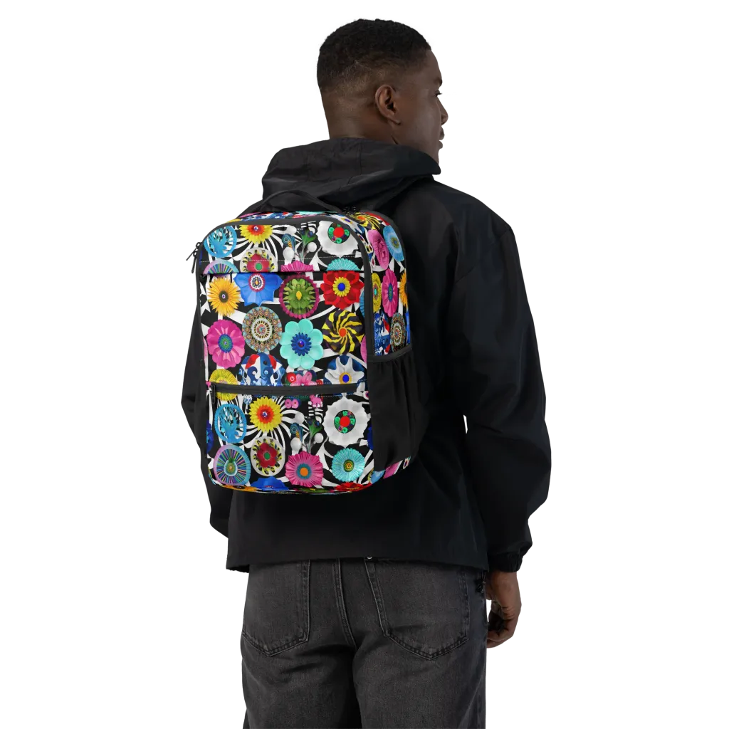 Chromatic Carnival on Utility Backpack — Back