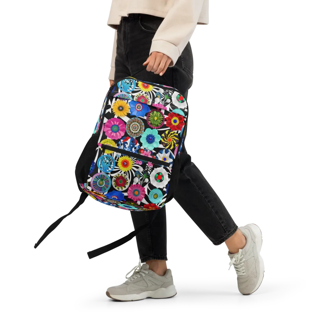 Chromatic Carnival on Utility Backpack — Front 2