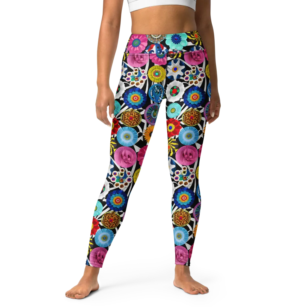 Chromatic Carnival on Yoga Leggings — Print file